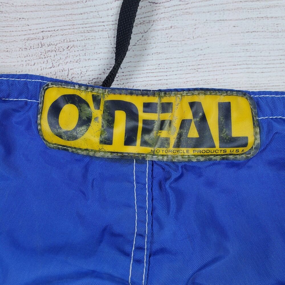 Vintage 70’s O'NEAL Racing Suzuki Dirt Bike Motorcross Pants 30 Yellow Blue USA - Picture 6 of 8